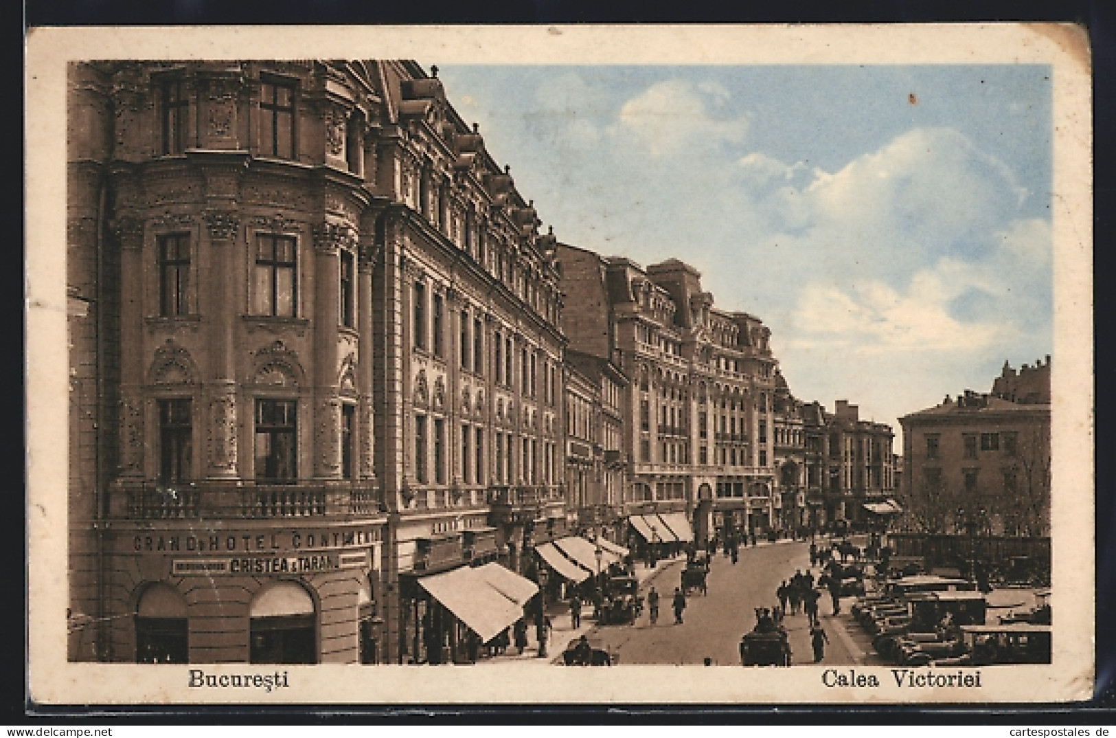 AK Bucuresti / Bukarest, Strassenpartie: Calea Victoriei  - Romania