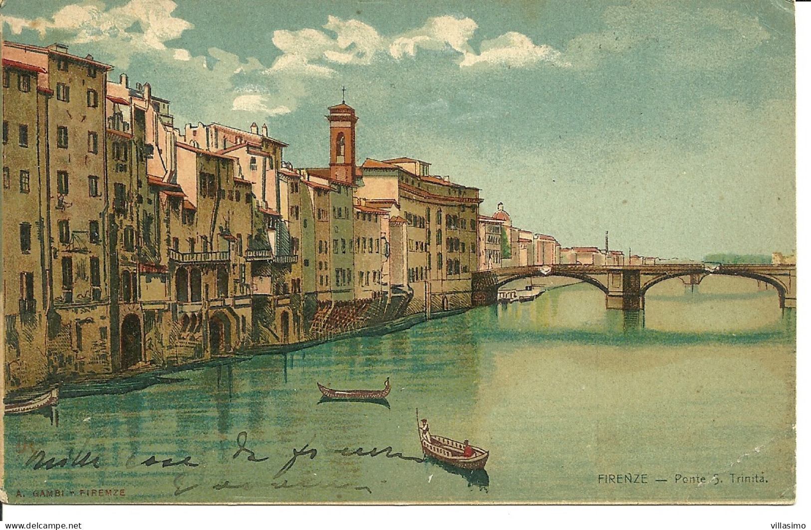 Firenze - Ponte S. Trinitá - VG. Primi ‘900 - Firenze