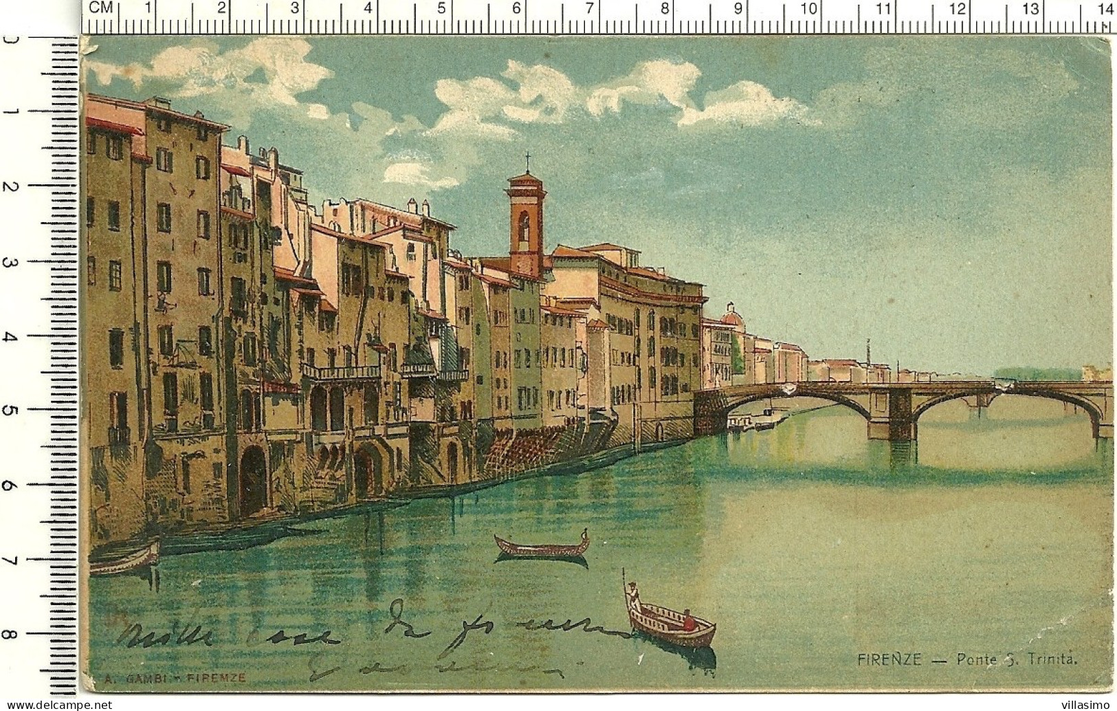 Firenze - Ponte S. Trinitá - VG. Primi ‘900 - Firenze (Florence)