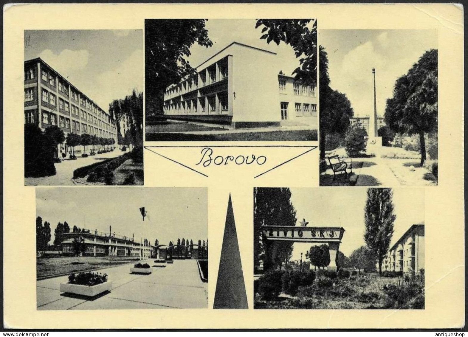 Croatia-----Borovo-----old Postcard - Croazia