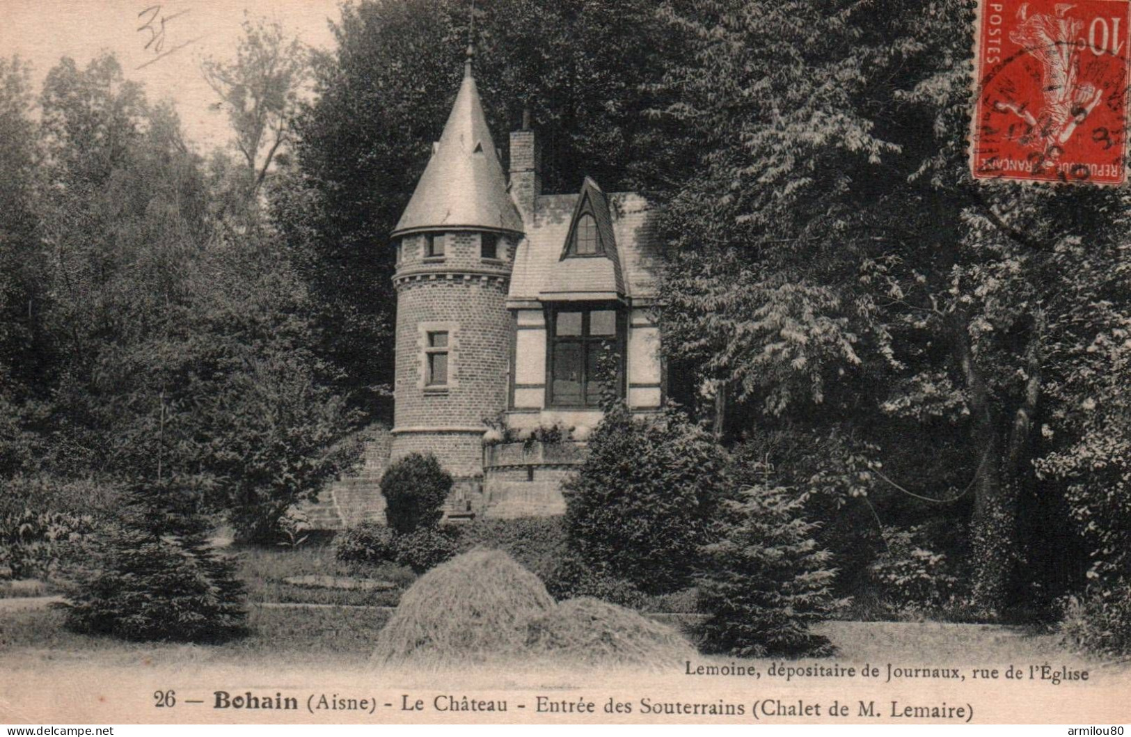 N° 30 D2  BOHAIN LE CHATEAU ENTREE DES SOUTERRAINS - Sonstige & Ohne Zuordnung