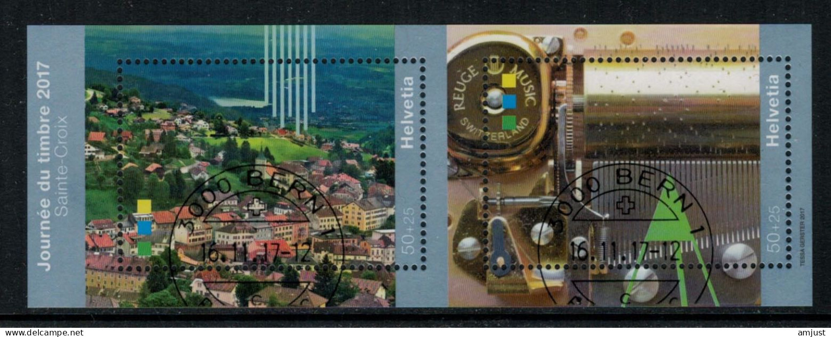 Suisse /Schweiz/Svizzera/Switzerland // 2017// Bloc Journée Du Timbre Sainte-Croix 2017 Oblitéré No. 114 - Used Stamps