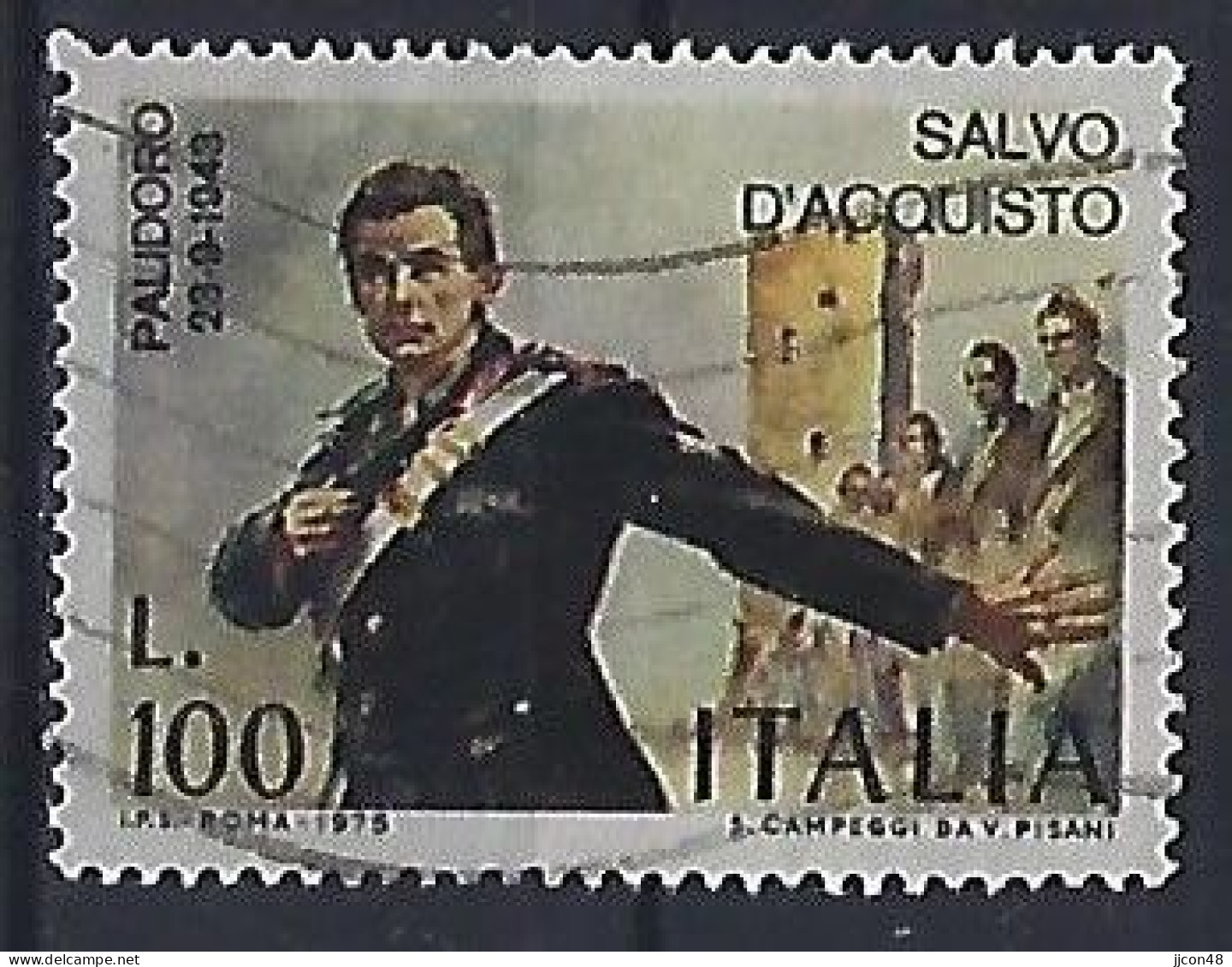 Italy 1975  Salvo D`Acquisto  (o) Mi.1502 - 1971-80: Gebraucht