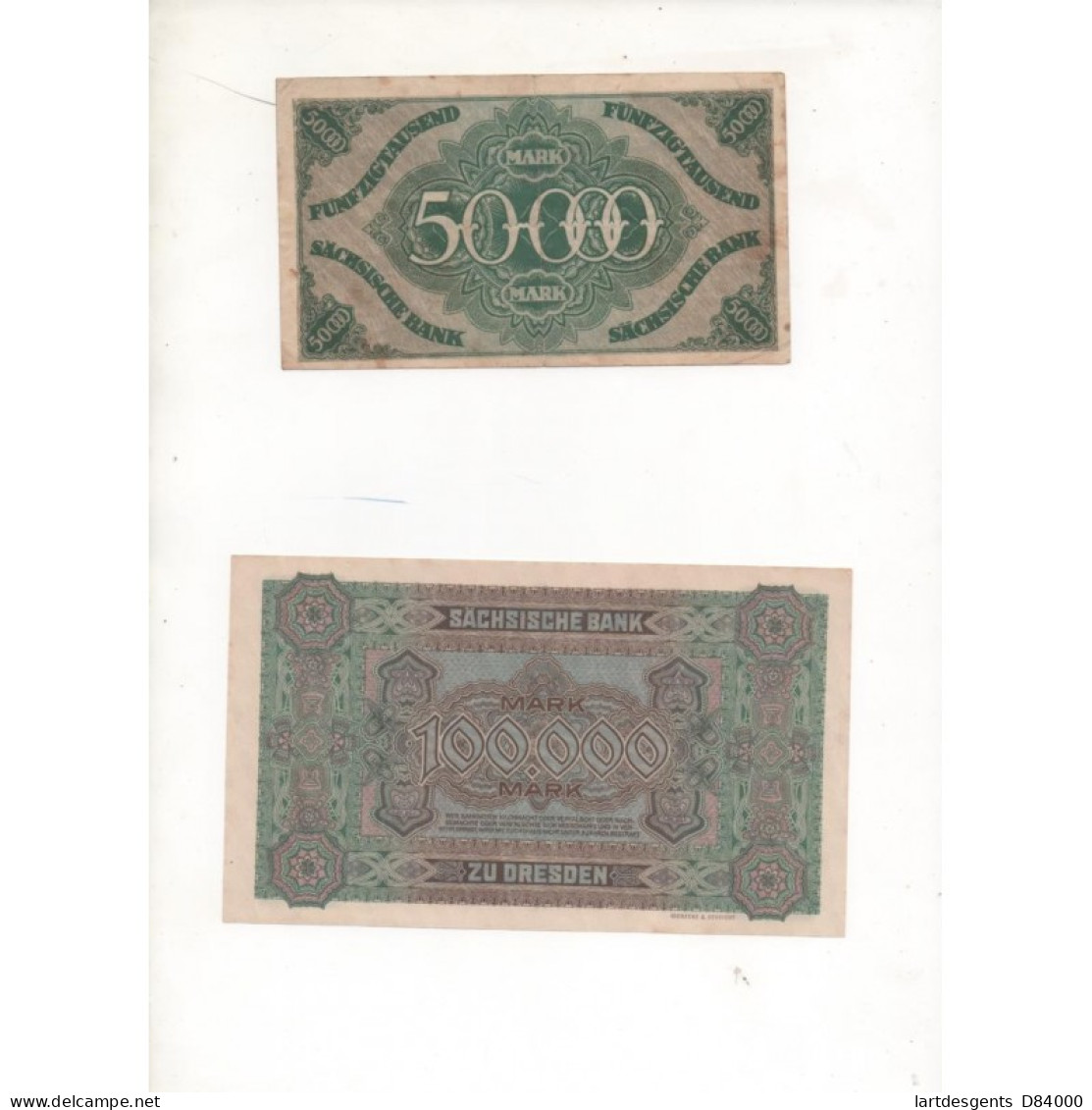 NOTGELD - DRESDEN - 4 Different Notes (D049) - Lokale Ausgaben