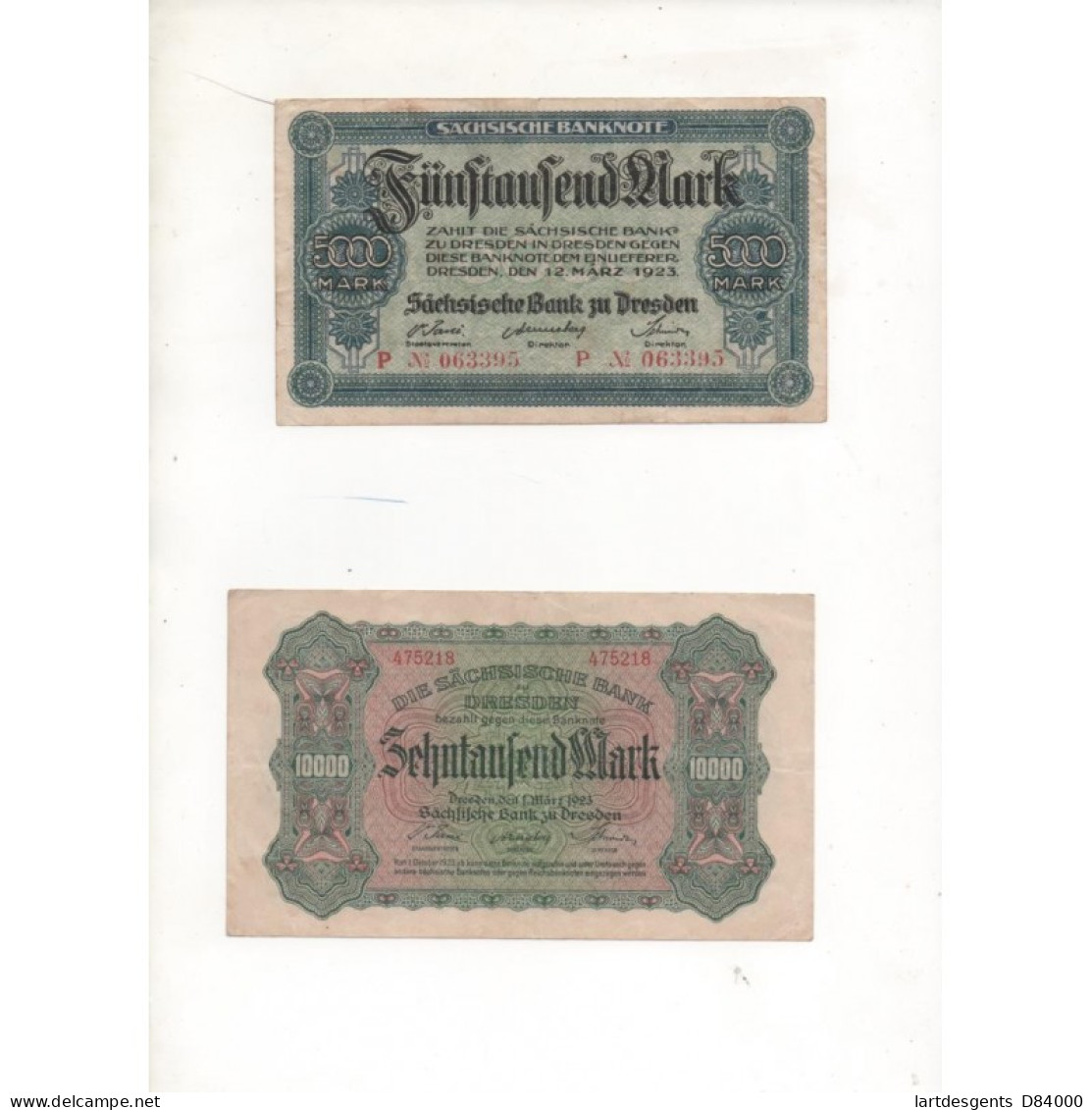 NOTGELD - DRESDEN - 4 Different Notes (D049) - Lokale Ausgaben