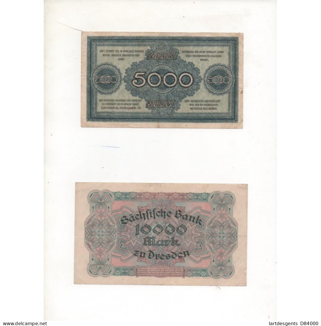 NOTGELD - DRESDEN - 4 Different Notes (D049) - Lokale Ausgaben