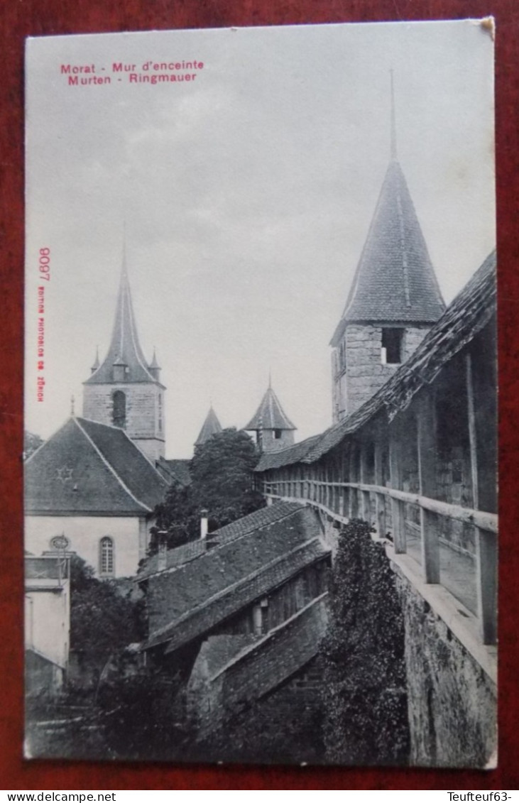 Cpa  Morat ; Mur D'enceinte - Murten : Ringmauer - Murten