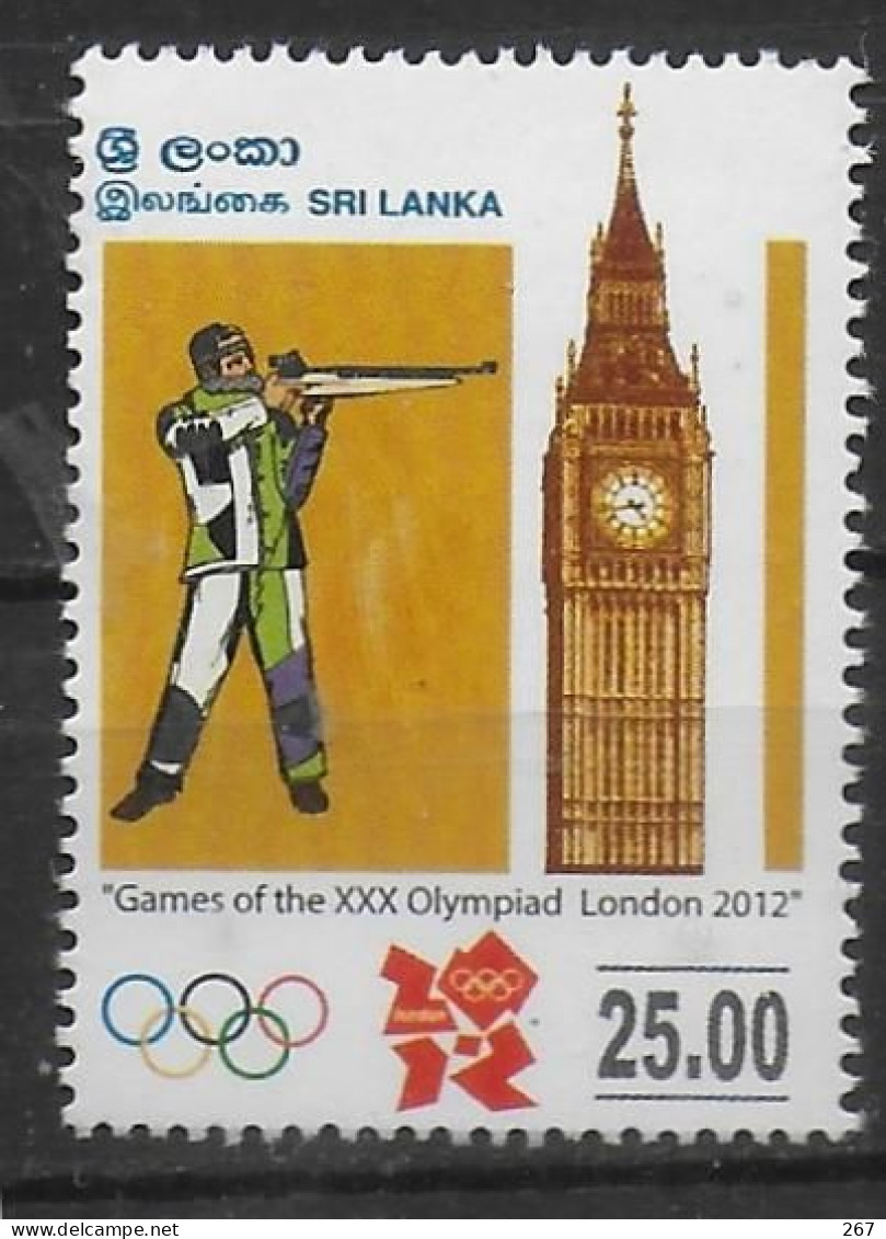 SRI LANKA  N° 1855   * *  Jo 2012  Tir - Tiro (armi)