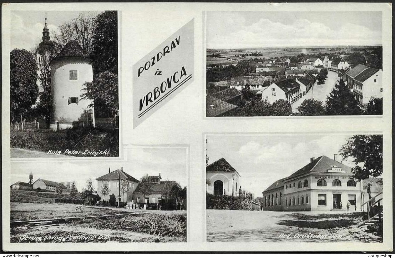 Croatia-----Vrbovec-----old Postcard - Croatia