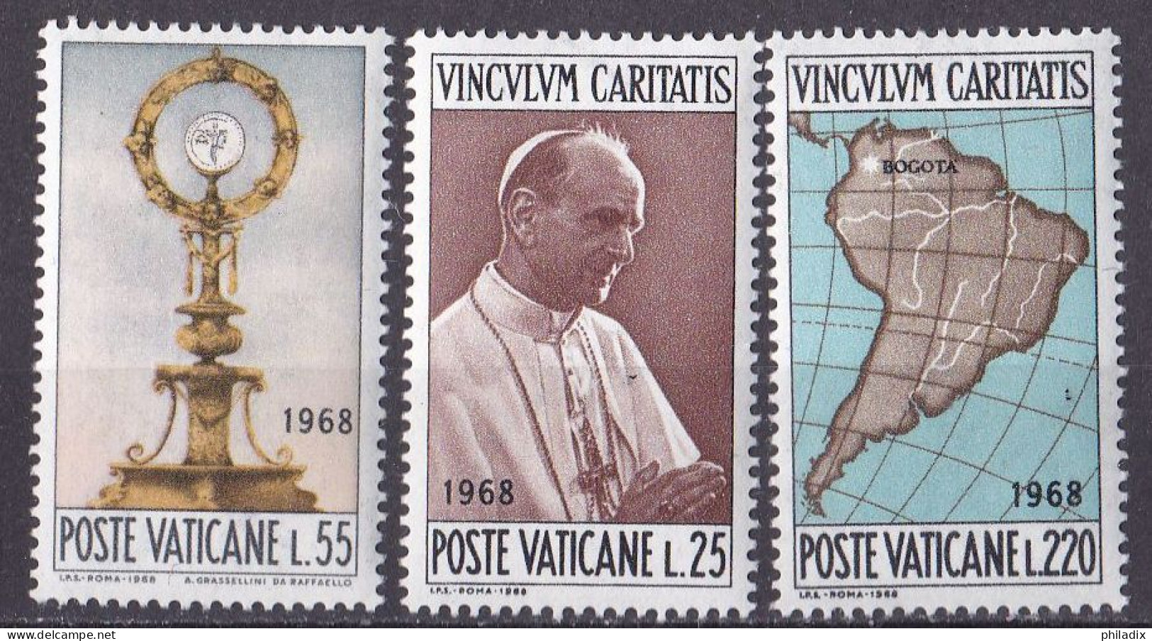 Vatikan Satz Von 1968 **/MNH (A5-15) - Nuovi