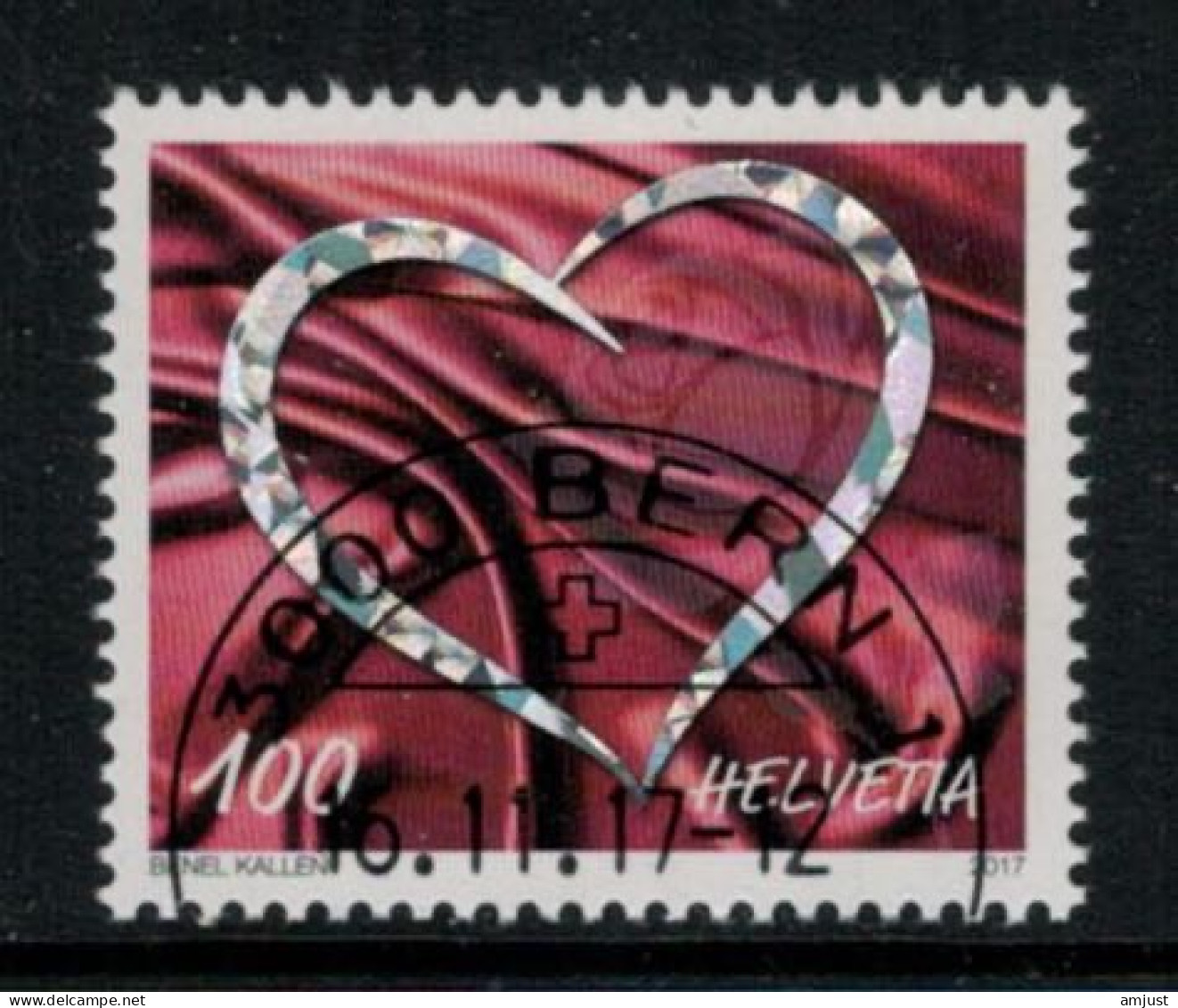 Suisse /Schweiz/Svizzera/Switzerland // 2017 // Coeur Oblitéré No. 1662 - Usati