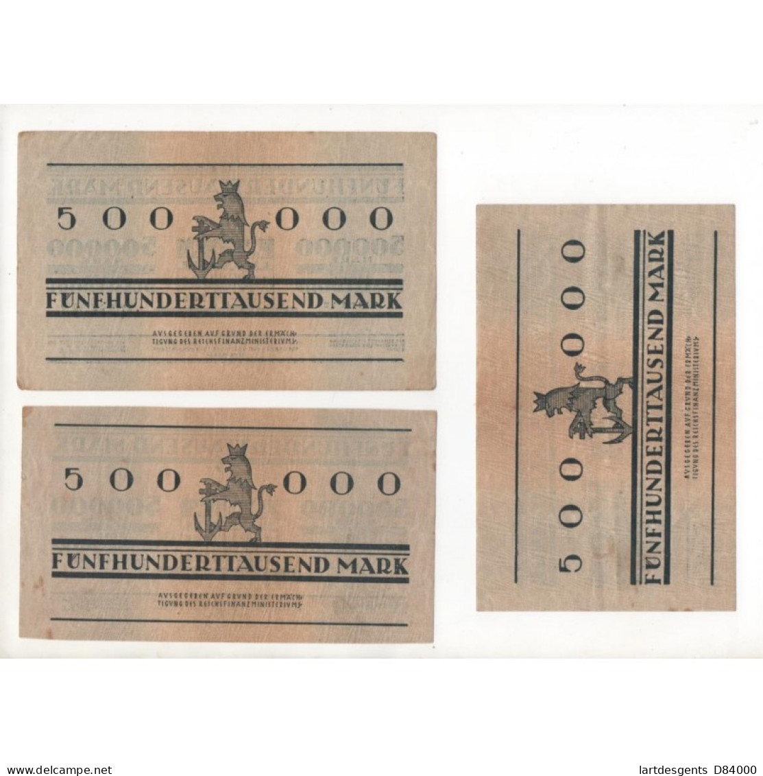 NOTGELD - DUSSELDORF - 15 Different Notes - VARIANTE (D084) - Lokale Ausgaben