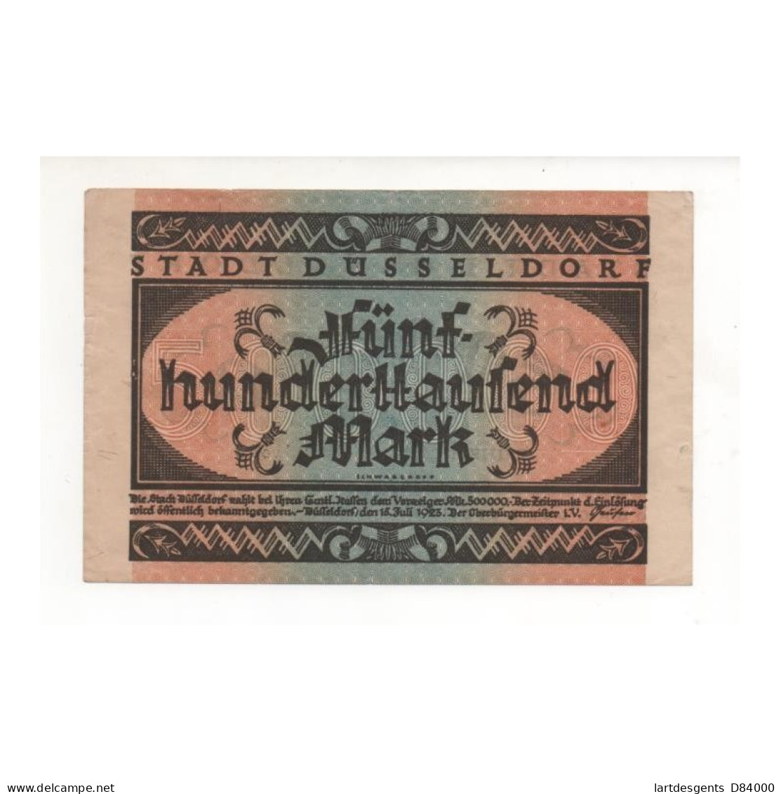 NOTGELD - DUSSELDORF - 15 different notes - VARIANTE (D084)