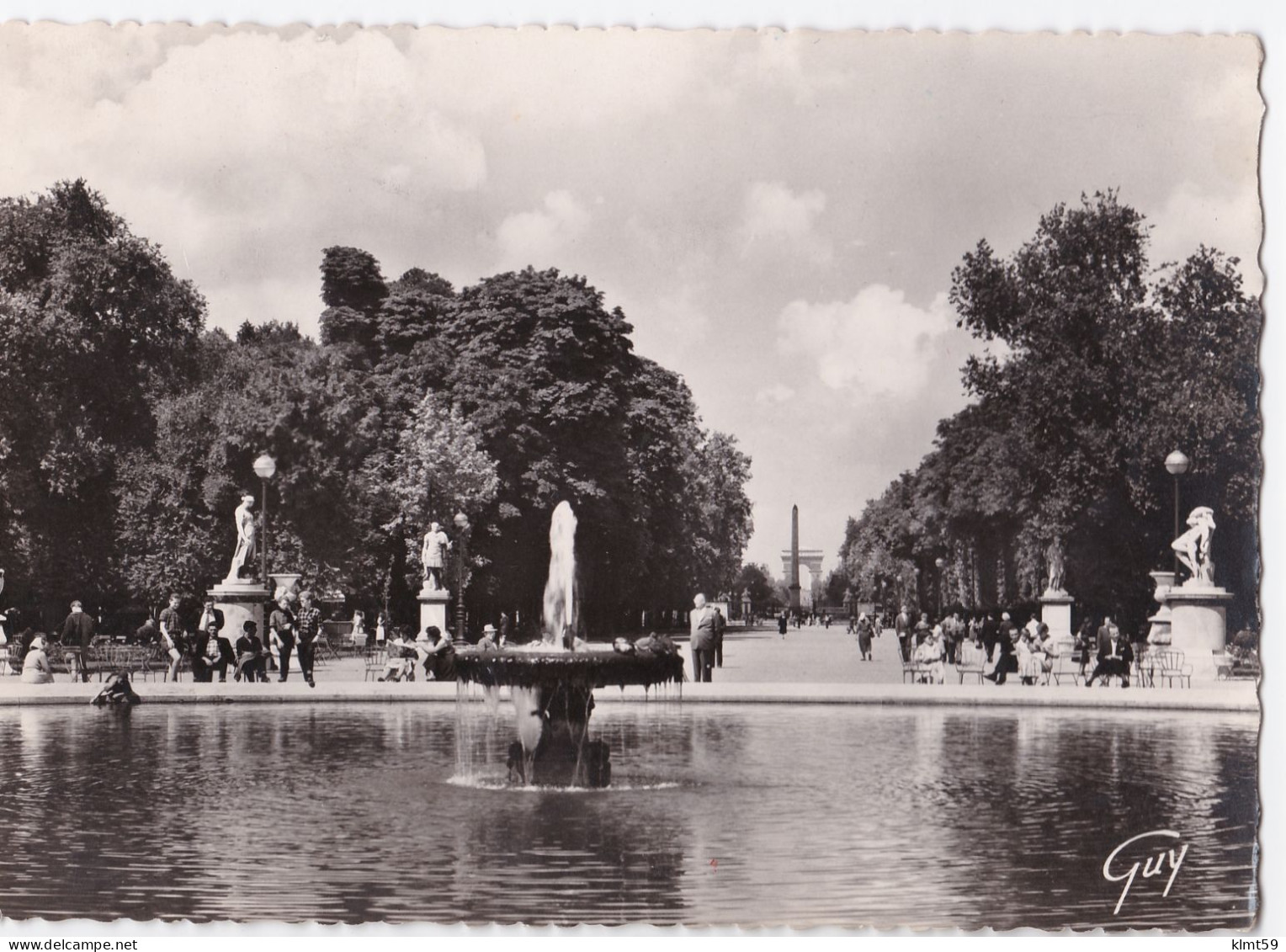 Le Bassin Rond Du Jardin Des Tuileries - Andere Monumenten, Gebouwen