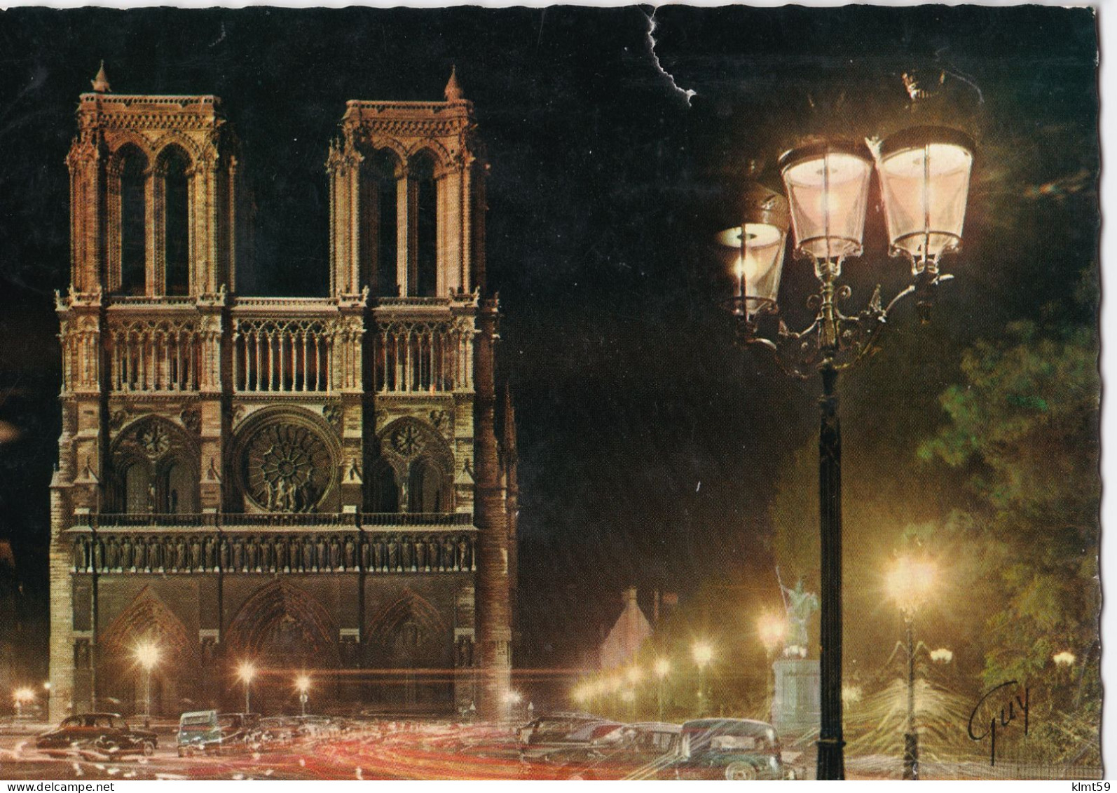 La Cathédrale Notre-Dame Vue De Nuit - Parijs Bij Nacht