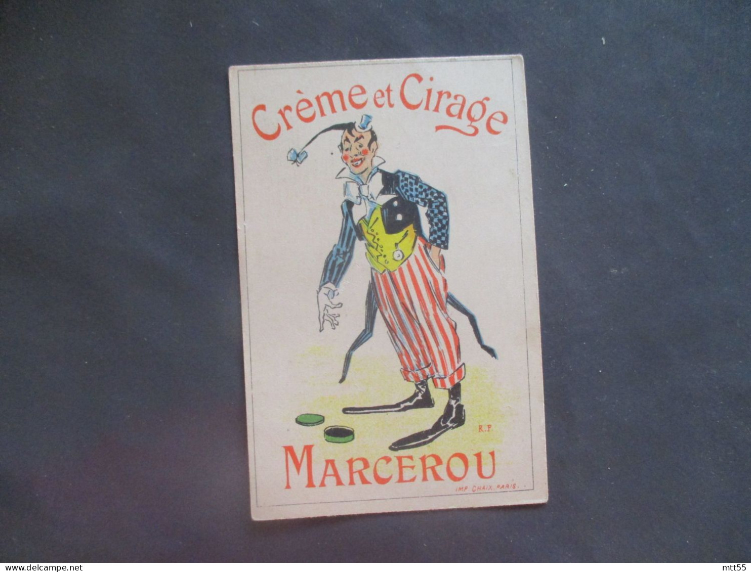 1900 CALENDRIER CHROMO CIRAT MARCEROU CIRQUE CLOWN - Small : ...-1900