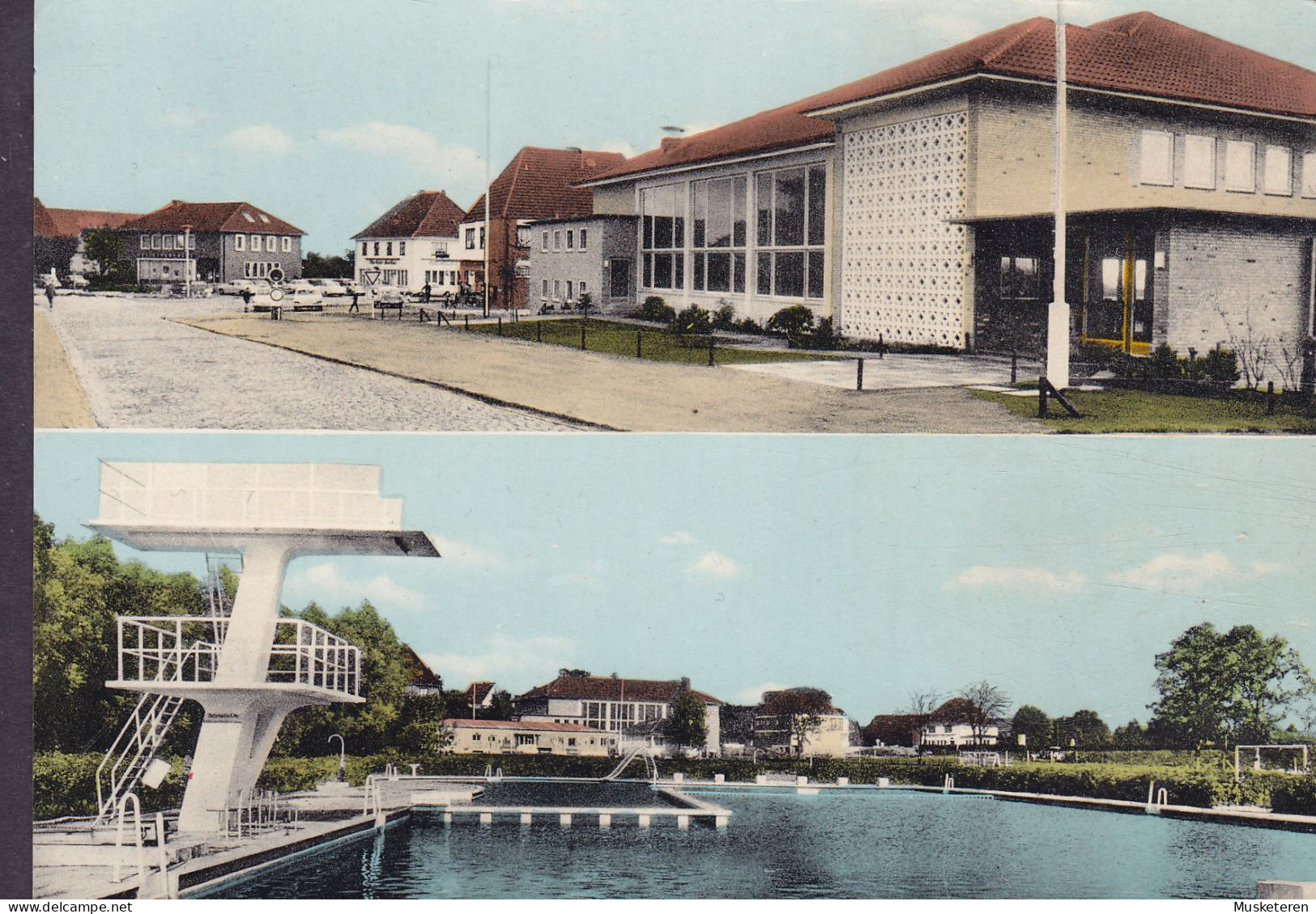 Germany PPC Ritterhude Schwimmbad Swimmingpool Verl. Stramm & Co. St. Michaelisdonn/Holstein (2 Scans) - Osterholz-Schambeck