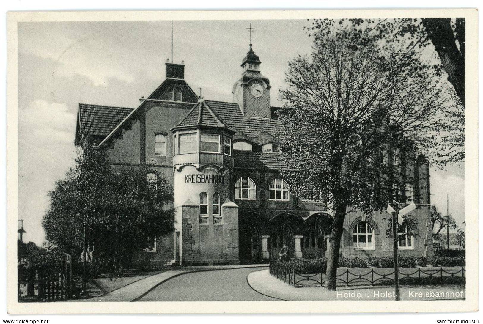 AK/CP  Heide  Kreisbahnhof  Bahnhof   Kleinbahn     Gel/circ.    1938    Erhaltung/Cond. 1-    Nr.1779 - Heide