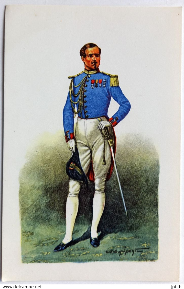 Carte Postale Illustrateur / J. E. HILPERT / Société D'Édition Française / CENT-GARDES - 6 - Officier - Tenue De Soirée - Sonstige & Ohne Zuordnung