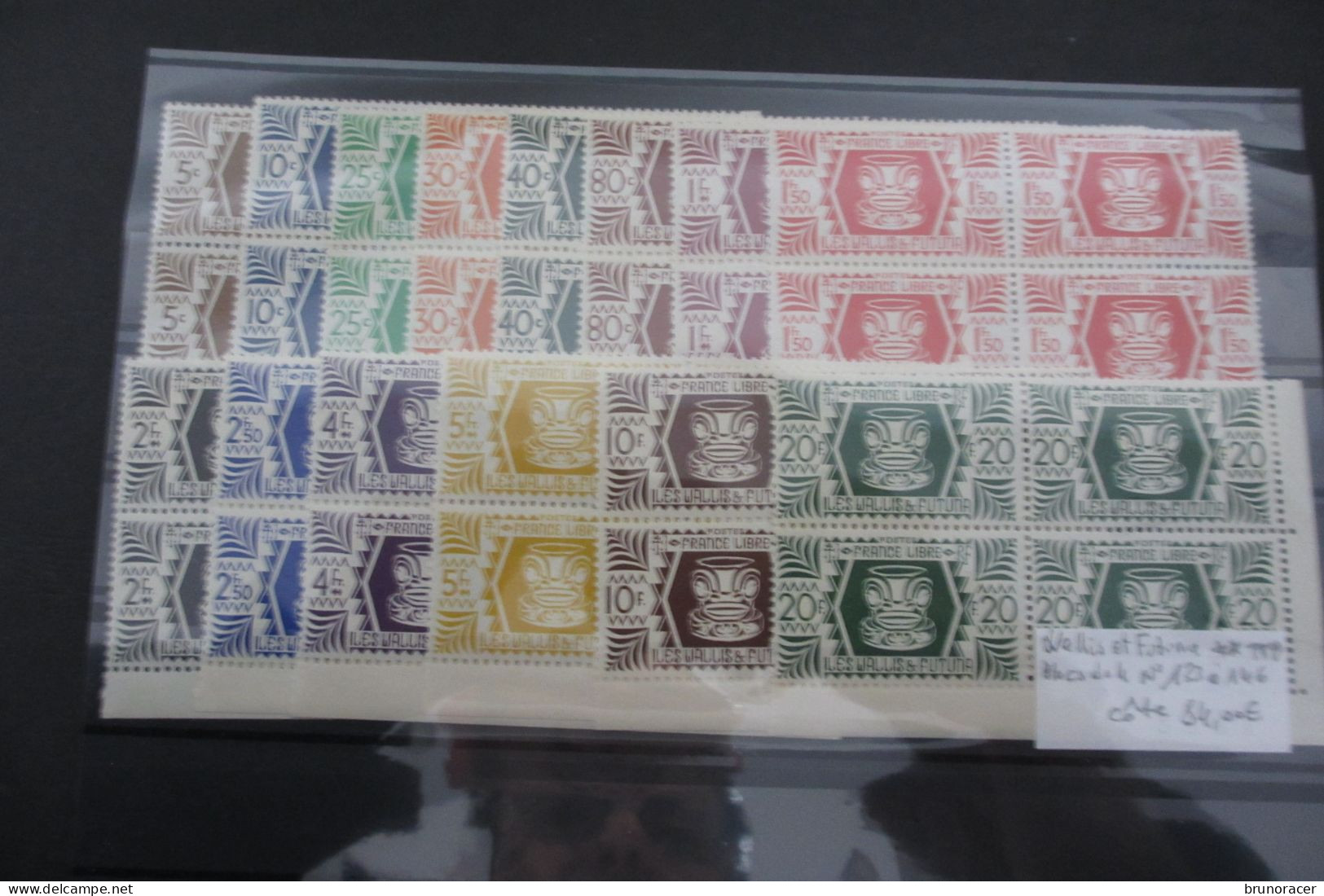 WALLIS & FUTUNA N°133 à 146 EN BLOCS DE 4 BDF NEUF** TB COTE 84 EUROS  VOIR SCANS - Unused Stamps