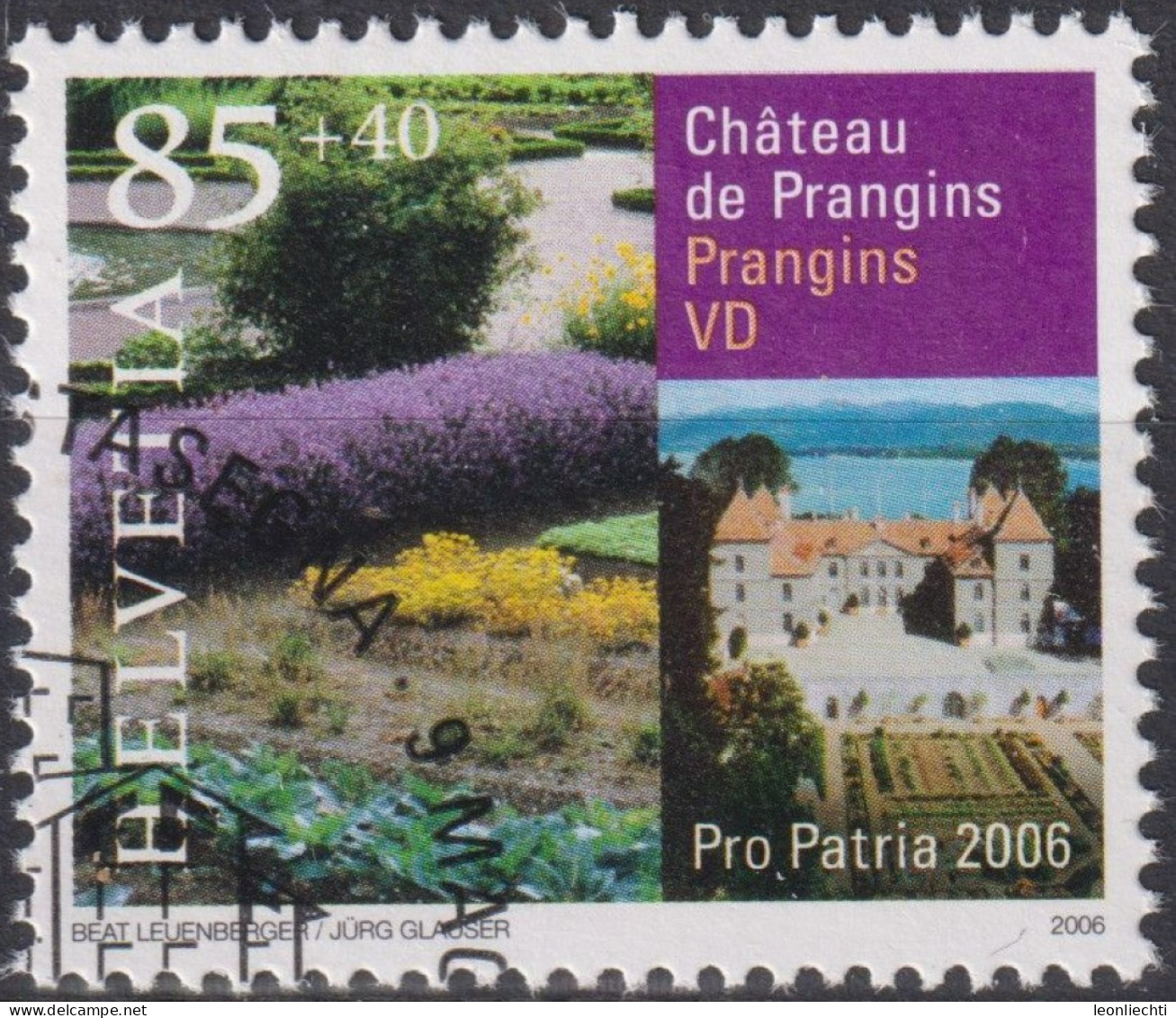 2006 Schweiz Pro Patria, Schloss Prangins VD ⵙ Zum:CH B292, Mi:CH 1961, Yt:CH 1888 - Used Stamps