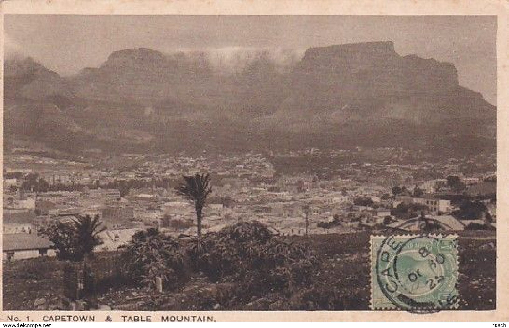 4823114Capetown & Table Mountain. (see Corners) - Afrique Du Sud