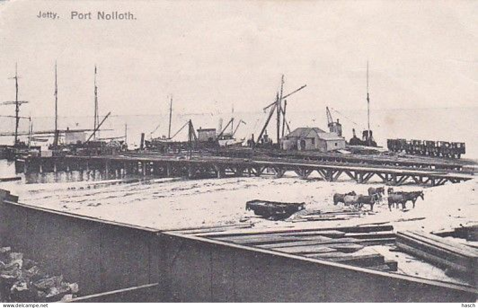 482389Port Nolloth, Jetty. (postmark 1907) - Sudáfrica