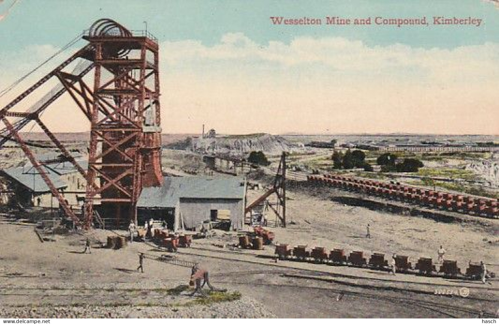 482376Kimberley, Wesselton Mine And Compound. (see Corners) - Südafrika