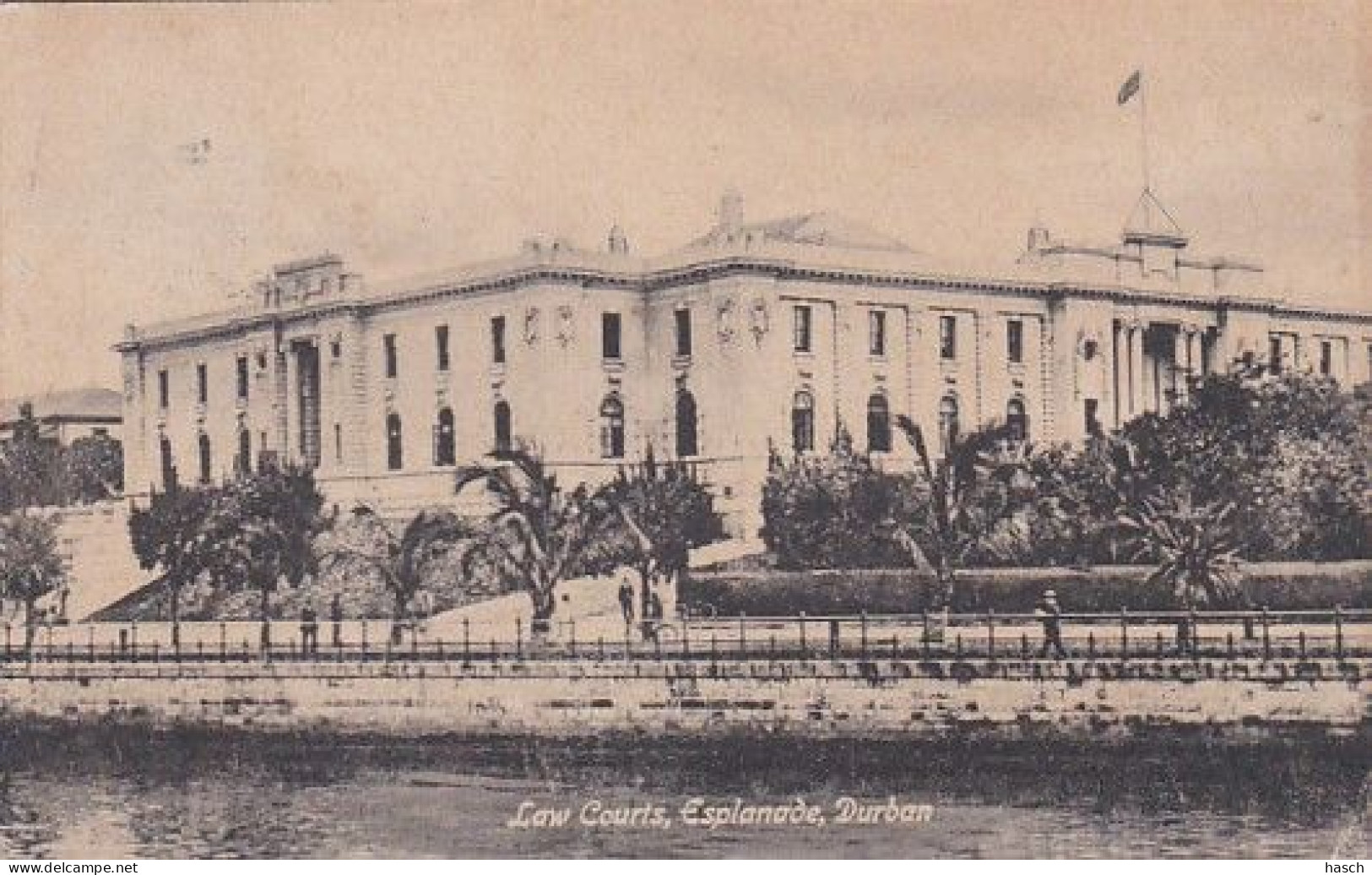 482366Durban, Law Courts Esplanade. 1917. (see Corners) - Afrique Du Sud