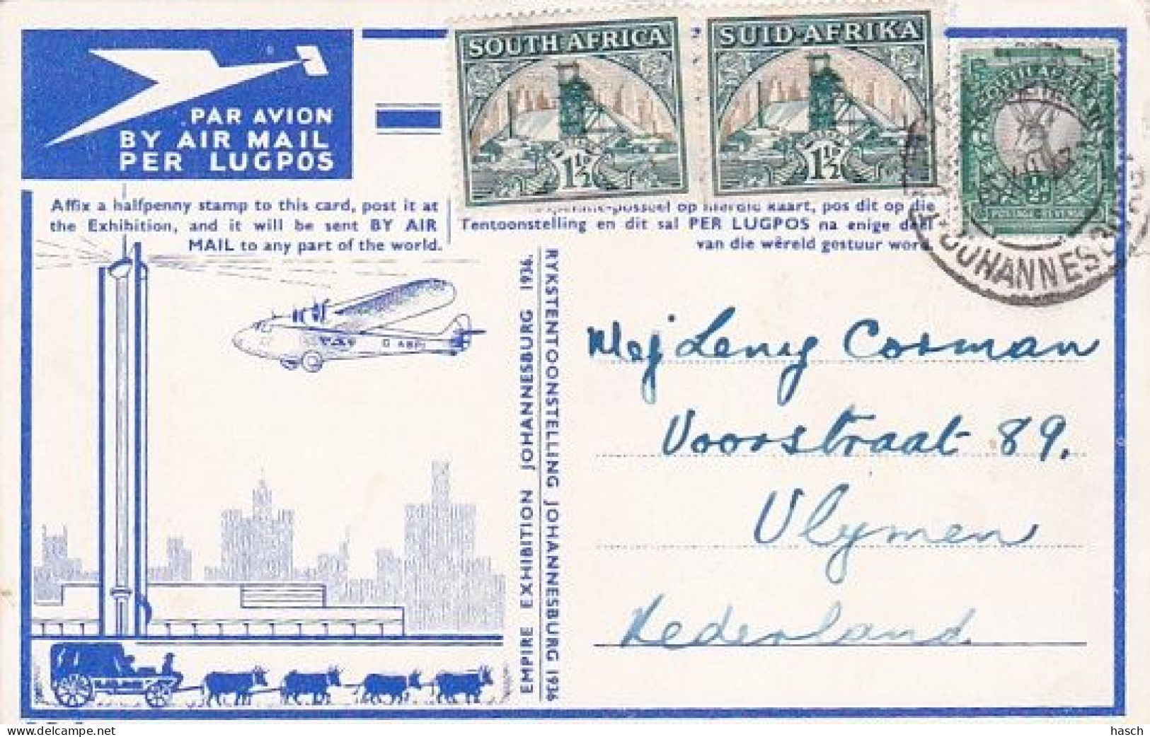 482341Johannesburg, Posting Boxes General Post Office.(see Corners, Sides, Backside) - Afrique Du Sud