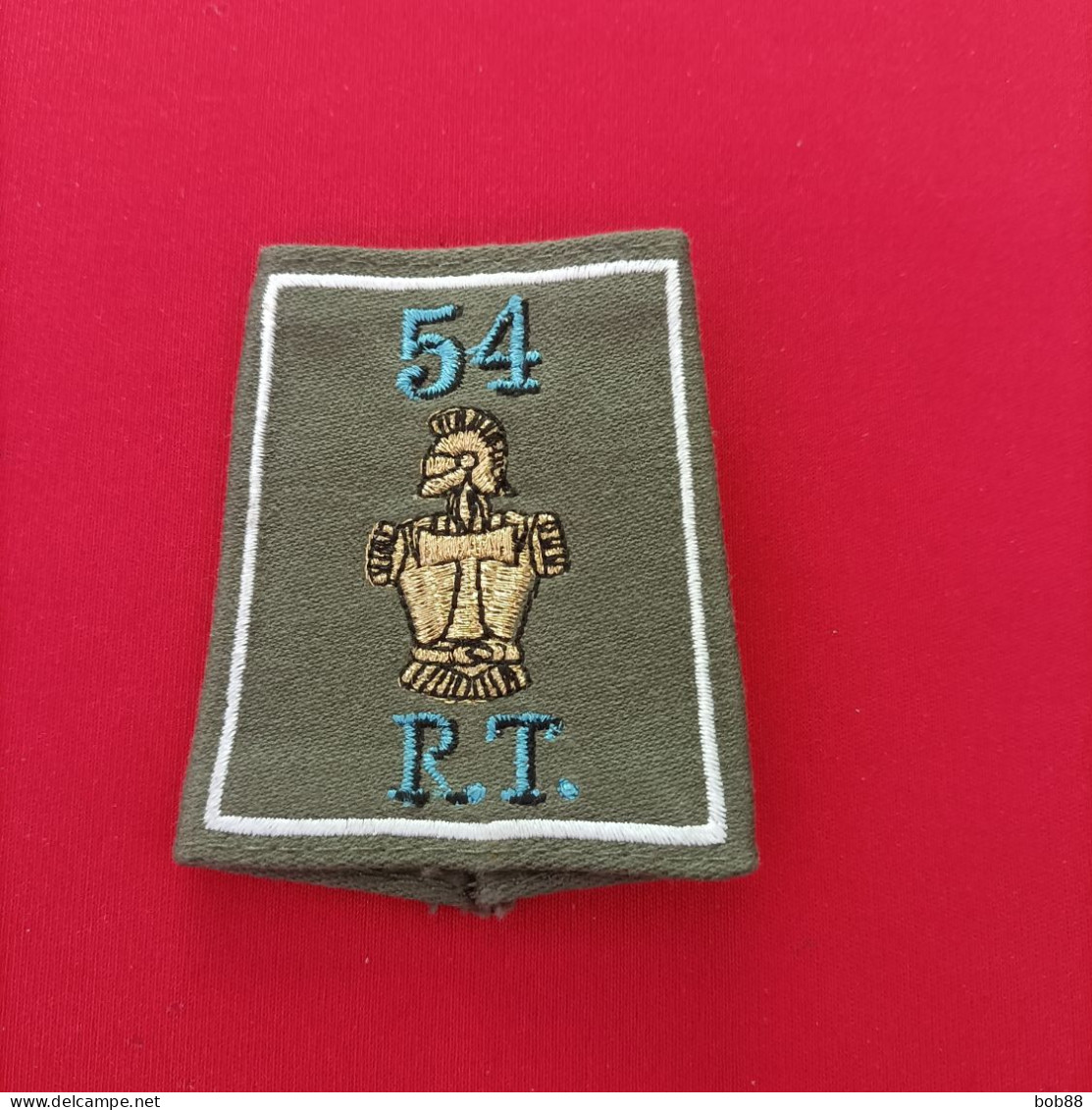 PASSANT D'EPAULE 54° RT / 54° REGIMENT DE TRANSMISSIONS / CCL / COMPAGNIE DE COMMANDEMENT ET DE LOGISTIQUE / HAGUENAU - Stoffabzeichen