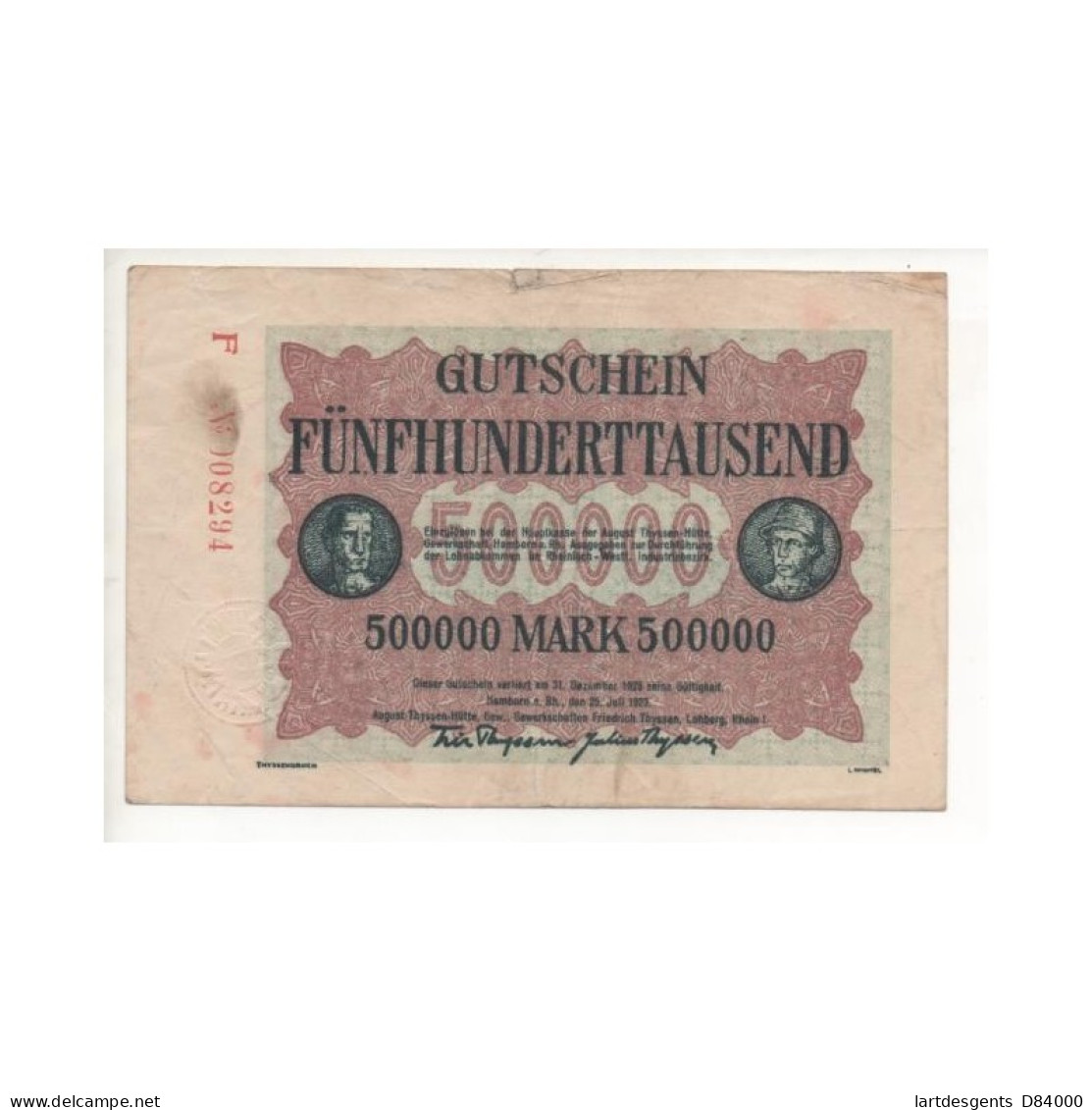 NOTGELD - GEWERKSCHAFT - 4 Different Notes (G028) - [11] Local Banknote Issues