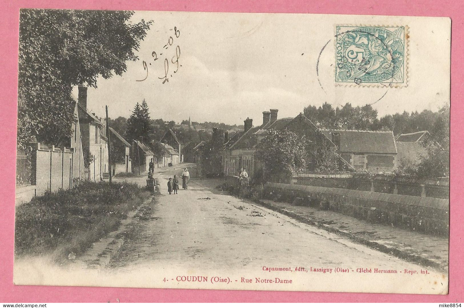 SAS0431  CPA  COUDUN   (Oise)  Rue Notre-Dame  ++++ - Andere & Zonder Classificatie