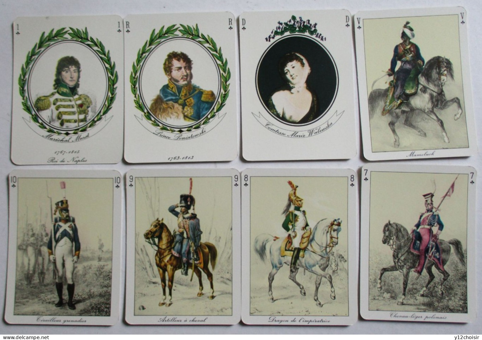 JEU DE CARTES COMPLET AVEC SA BOÎTE  LE JEU DU BLOCUS  ARMEE EMPEREUR NAPOLEON 1ER