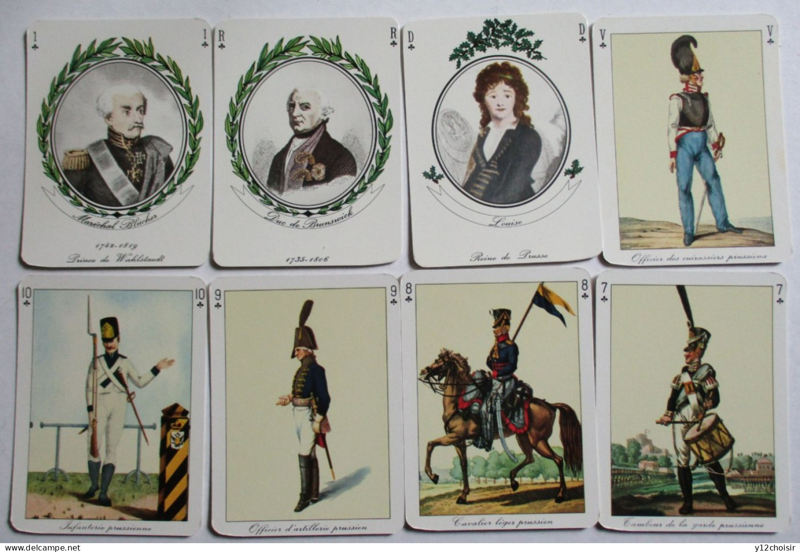 JEU DE CARTES COMPLET AVEC SA BOÎTE  LE JEU DU BLOCUS  ARMEE EMPEREUR NAPOLEON 1ER