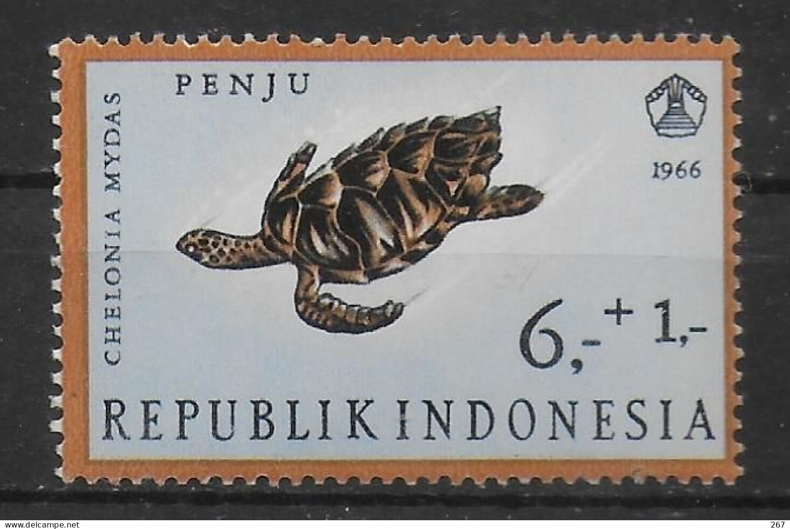 INDONESIE  N° 497   * *  Tortue - Tortugas