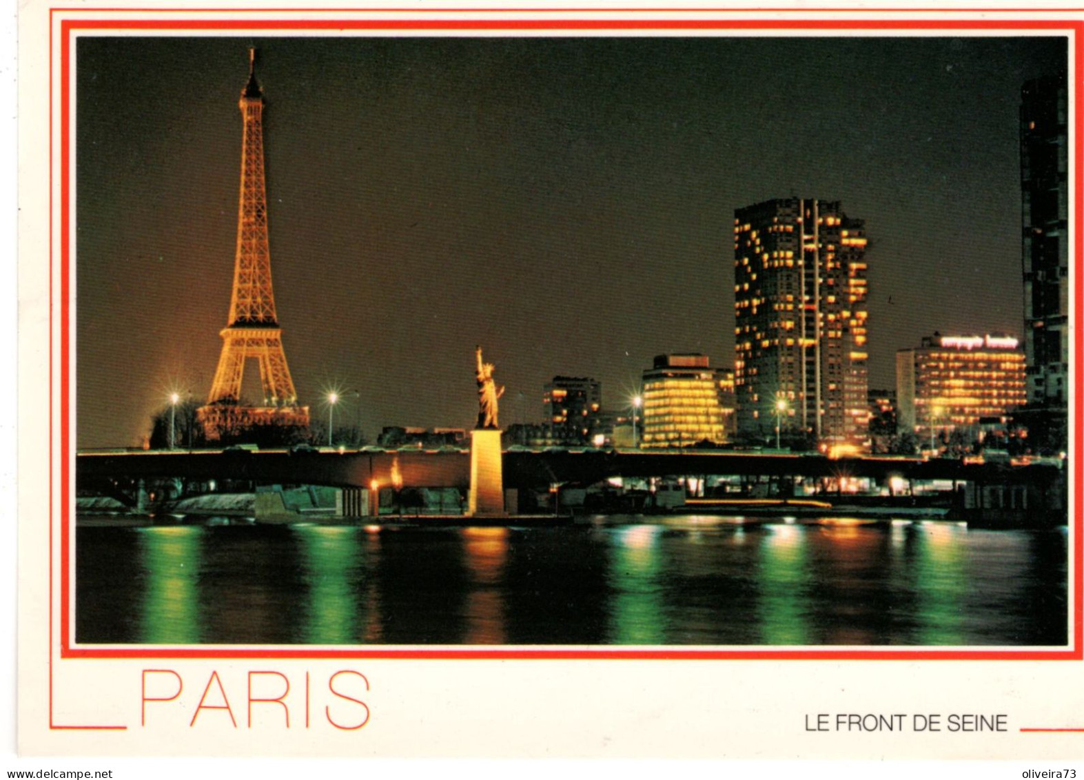 PARIS - Le Front De Seine - La Seine Et Ses Bords