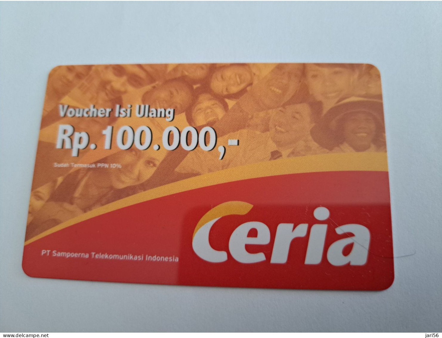 INDONESIA  / CERIA / SERIE 3 CARDS RUPIHAH / 5000/20.000/100.000/   / MINT CARDS  **16648 **