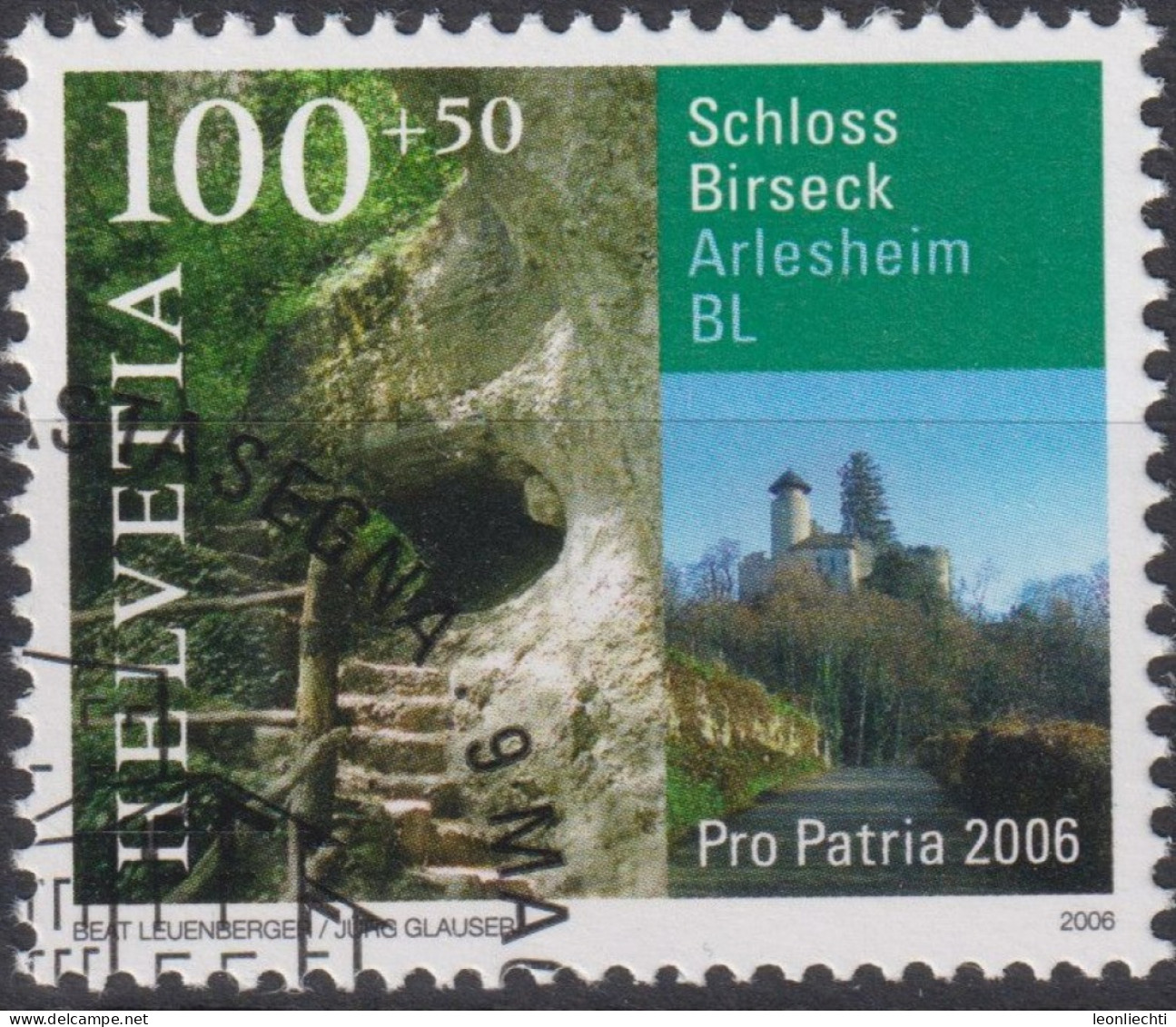 2006 Schweiz Pro Patria, Schloss Birseck, Arlesheim BL ⵙ Zum:CH B295, Mi:CH 1964, Yt:CH 1889 - Gebruikt