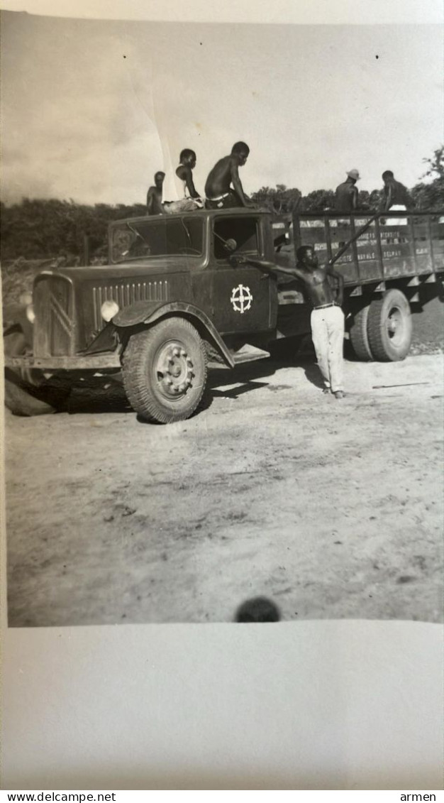 REAL PHOTO AFRIQUE AFRICA - Chargement D'un Camion Citroen P45 - Africa