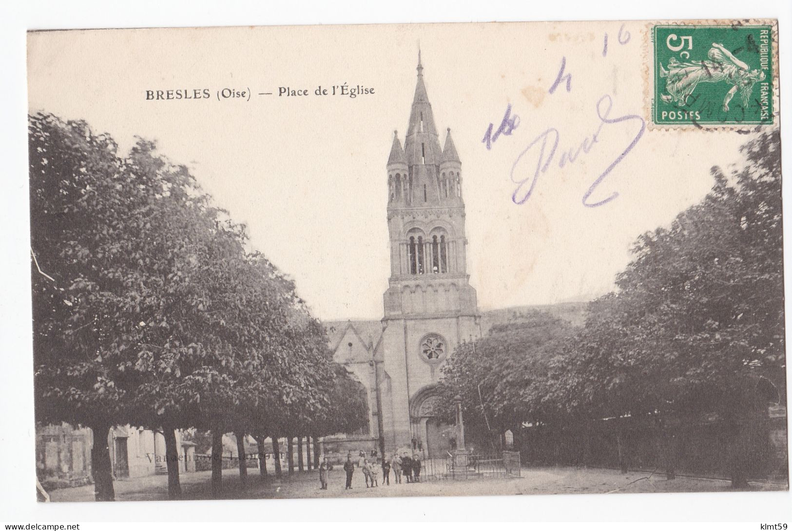 Bresles - Place De L'Eglise - Andere & Zonder Classificatie