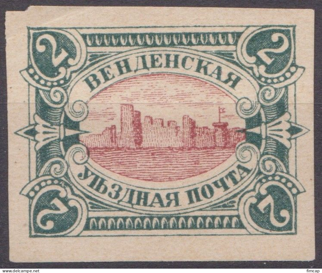 Russia Russland Wenden Livonia 1901 Mi 12aU MH - Unused Stamps
