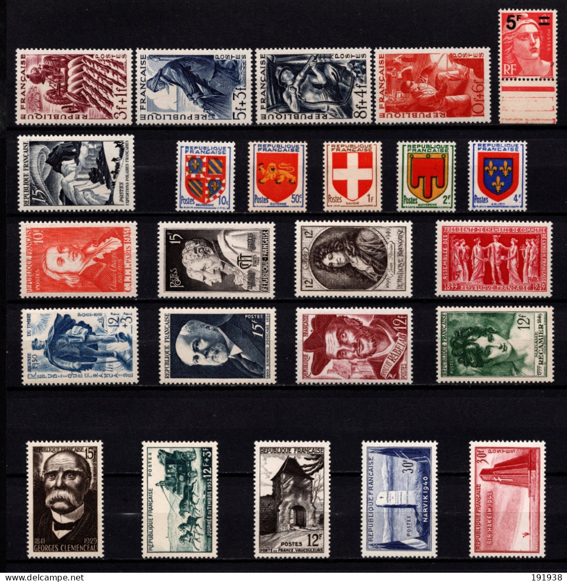 Lot Petites Valeurs France De 1949/52**, Superbe - Ungebraucht