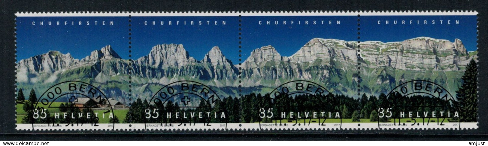 Suisse /Schweiz/Svizzera/Switzerland // 2017 // Churfirsten  Oblitéré No. 1631-1634 - Usados