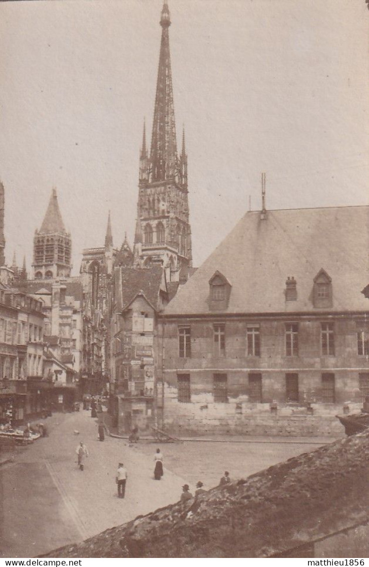 Photo Vers 1900 ROUEN - La Rue De L'épicerie (A256) - Rouen