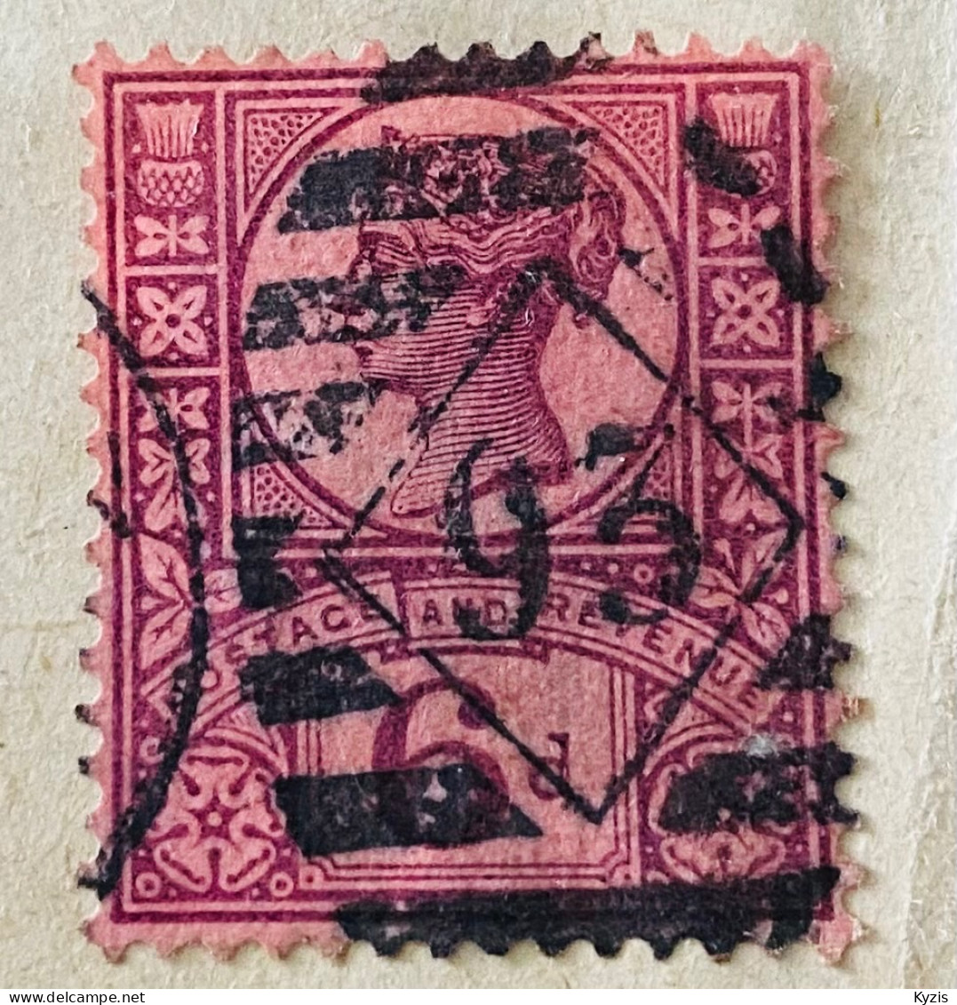 GRANDE-BRETAGNE - Scott # 119 - 6p - Violet - Reine Victoria - Used Stamps