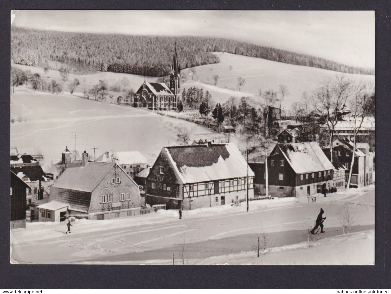 Ansichtskarte Rechenberg Sachsen Erzgebirge Winter Schnee N. Brandenburg An Der - Autres & Non Classés