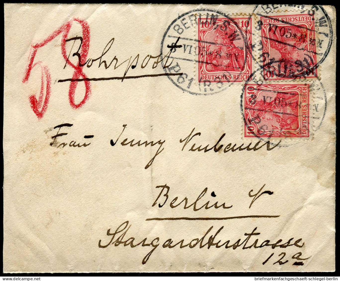 Berliner Postgeschichte, 1905, 71(3), Brief - Briefe U. Dokumente