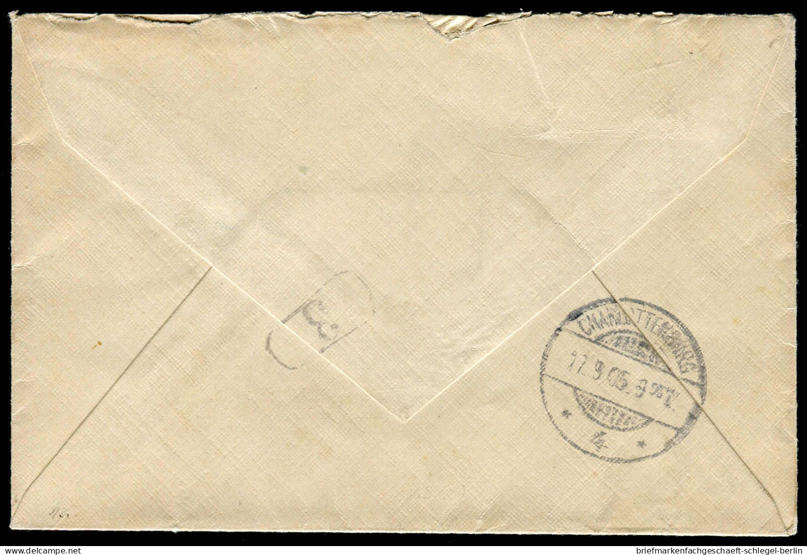 Berliner Postgeschichte, 1905, 71(3), Brief - Storia Postale