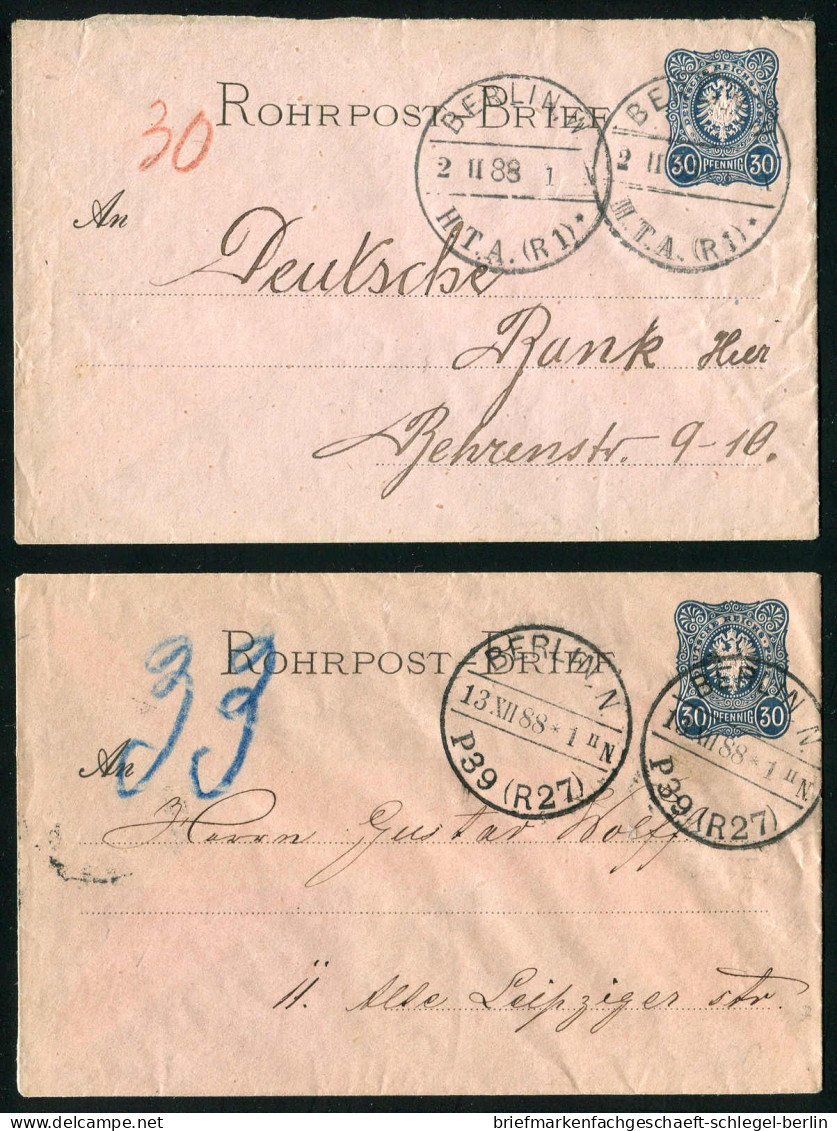 Berlin, 1888, RU 1, Brief - Other & Unclassified